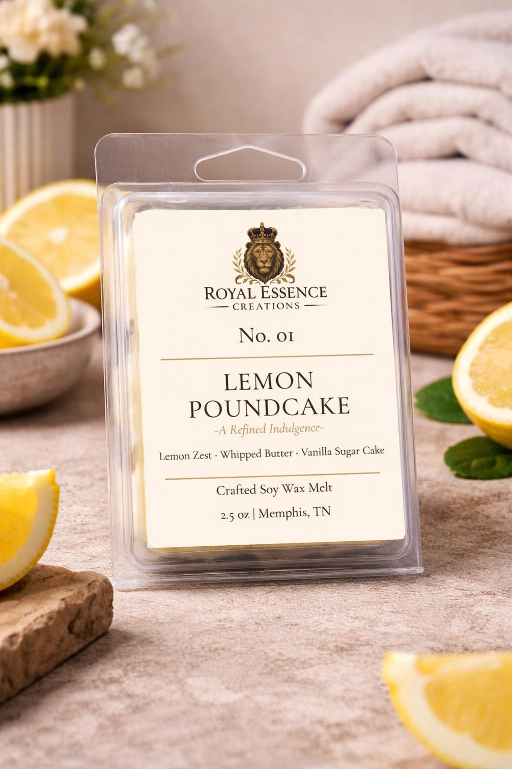 No. 01 Lemon Poundcake | Luxury Wax Melt